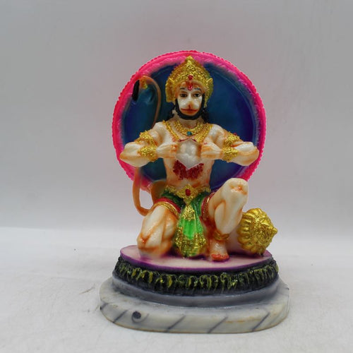 Lord Hanuman Statue,Bajarang bali,Sarangpur Hanuman White