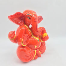 Load image into Gallery viewer, Ganesh Ganesha Ganpati Ganapati Hindu God Ganesh fiber idol