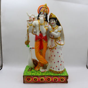 Indian Fiber Lord Radha Krishna Statue for Home & office decor, temple, diwali Pooja