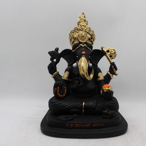 Lord Fancy Ganesha,Ganpati,Bal Ganesh,Ganesh vinayak,statue of Ganesha Black