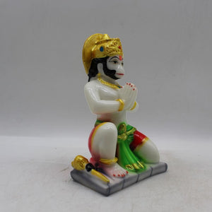 Lord Hanuman Statue,Bajarang bali,Sarangpur Hanuman White