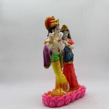 Load image into Gallery viewer, Radha Krishna,Radha Kanha Statue,for Home,office,temple,diwali Pooja multi color