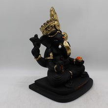 Load image into Gallery viewer, Lord Fancy Ganesha,Ganpati,Bal Ganesh,Ganesh vinayak,statue of Ganesha Black