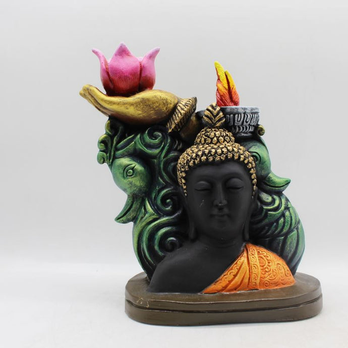 Buddha Sitting Medium,showpiece Decorative Statue Figurine God GiftMulti Colour