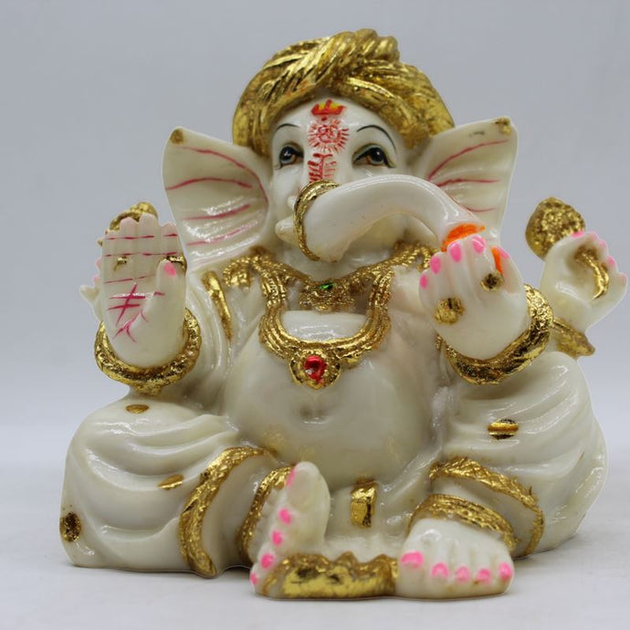 Indian Lord Ganesha Statue for Home & office decor, temple, diwali Pooja,Sitting statue of lord Ganesha