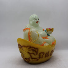 Load image into Gallery viewer, Lucky Laughing Buddha,statue,Happy sitting,showpeace,luckey man,Happy man White