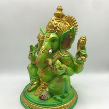 Load image into Gallery viewer, Ganesh Ganesha Ganpati Ganapati Hindu God Ganesh fiber idol