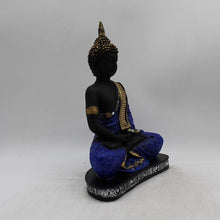 Load image into Gallery viewer, Buddha Sitting Medium,showpiece Decorative Statue Figurine God GiftBlack,Blue