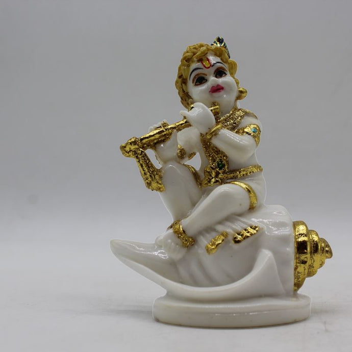 Indian Fiber Lord Krishna Statue for Home & office decor, temple, diwali Pooja