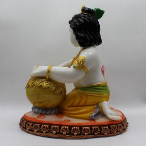 Indian Fiber Lord Krishna Statue for Home & office decor, temple, diwali Pooja