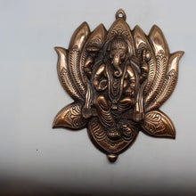 Load image into Gallery viewer, Lord Ganesha Wall Hanging -For Home Decor, Housewarming Gift, Hindu God of Luck..Metal Lord Ganesha Frame Wall Hanging Showpiece