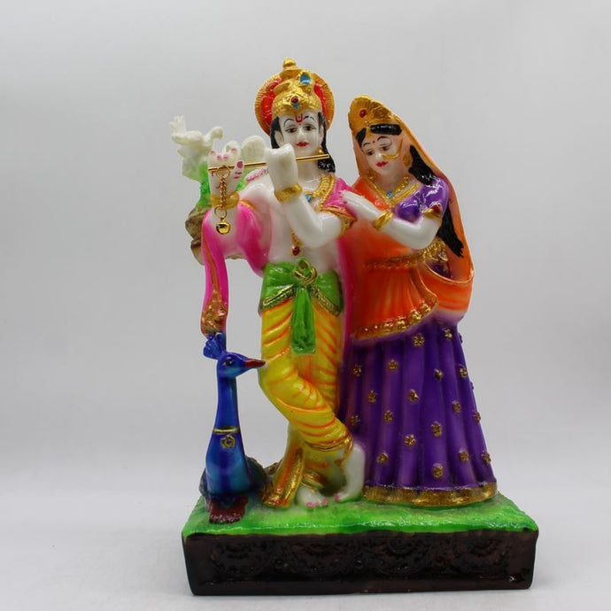 Radha Krishna,Radha Kanha Statue,for Home,office,temple,diwali Pooja multi color