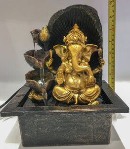 Ganesh Water Fountain Ganesha Zen Meditation Indoor Waterfall