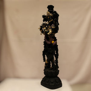 Lord Krishna,Kanha,Bal gopal Statue,Home,Temple,Office decore Black