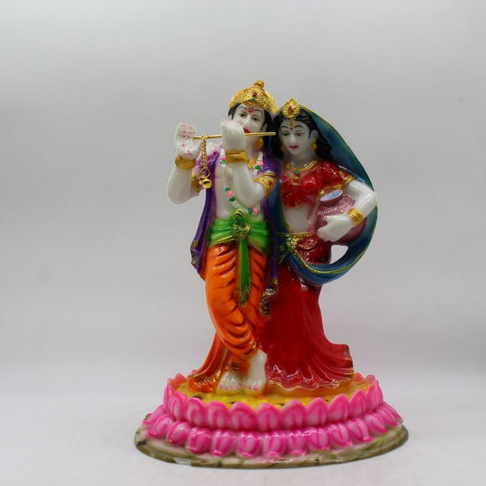 Radha Krishna,Radha Kanha Statue,for Home,office,temple,diwali Pooja multi color
