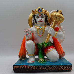 Lord Hanuman Statue,Bajarang bali,Sarangpur Hanuman White
