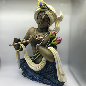 Lord Krishna Kanha Balgopal Shyam Madhava Murari Mohan Statue decoreMulti Color