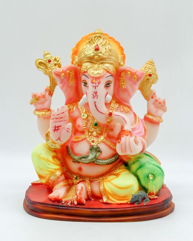 Indian Fiber Lord Ganesha Statue for Home & office decor, temple, diwali Pooja