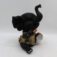 Load image into Gallery viewer, Ganesh Ganesha Ganpati Ganapati Hindu God Hindu God Ganesh fiber idolBlack