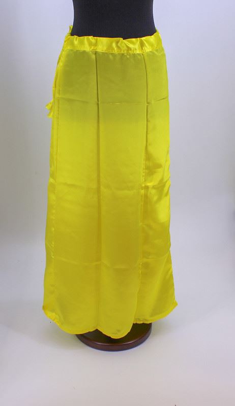 Indian Satin Silk Petticoat Inskirt Lining For Sari