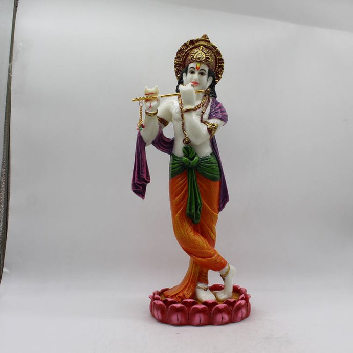 Lord Krishna , Kanha, bal gopal Statue for Home & office decor, temple, diwali Pooja White