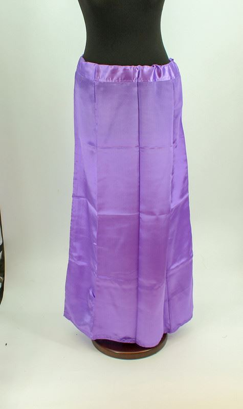 Indian Satin Silk Petticoat Inskirt Lining For Sari