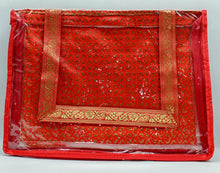 Load image into Gallery viewer, Wedding Supply Red Saree Cover Bags,Saree Storage Bags Dress Keeping Bags