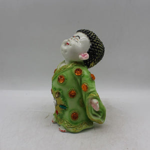 Buddha Sitting Medium,showpiece Decorative Statue Figurine God GiftWhite