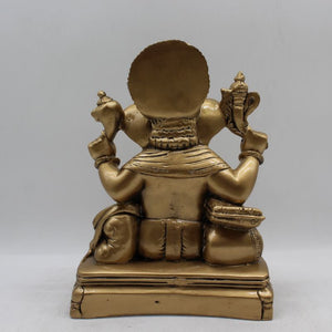 Ganesh Ganesha Ganpati Ganapati Hindu God Hindu God Ganesh fiber idolGold