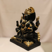 Load image into Gallery viewer, Lord Ganesha, Ganpati, Bal Ganesh, Ganesh statue idolBlack