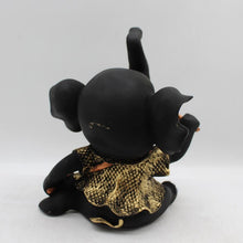 Load image into Gallery viewer, Ganesh Ganesha Ganpati Ganapati Hindu God Hindu God Ganesh fiber idolBlack