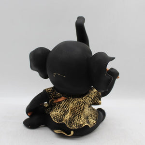 Ganesh Ganesha Ganpati Ganapati Hindu God Hindu God Ganesh fiber idolBlack