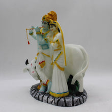 Load image into Gallery viewer, Indian Fiber Lord Radha Krishna Statue for Home &amp; office decor, temple, diwali Pooja