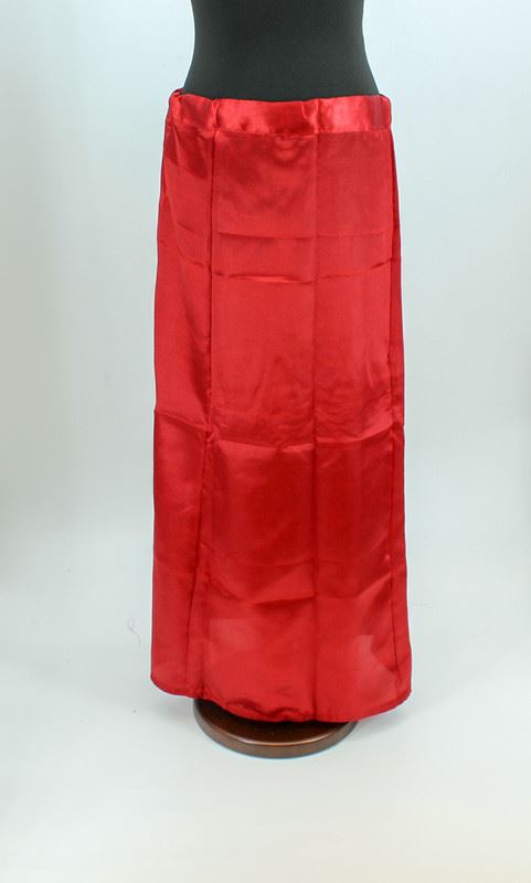 Indian Satin Silk Petticoat Inskirt Lining For Sari
