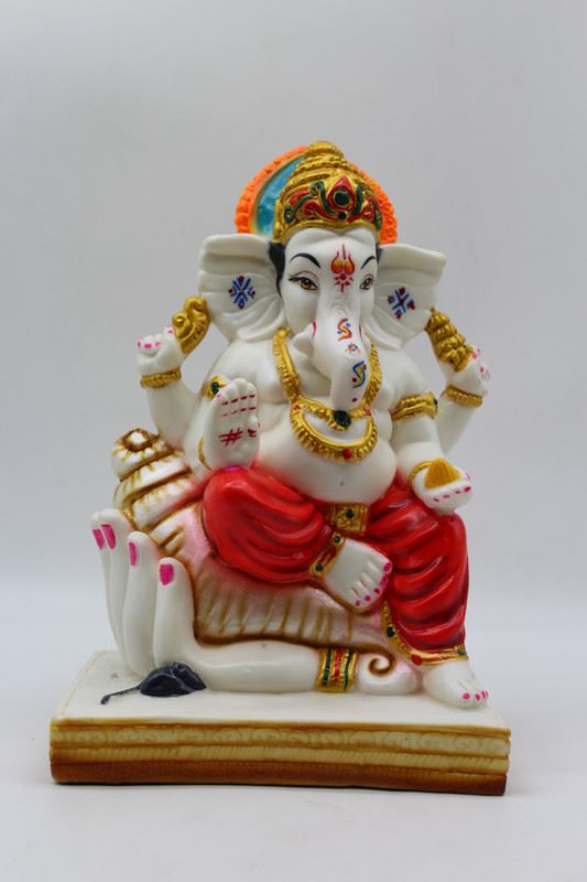 Indian Fiber Lord Ganesha Statue for Home & office decor, temple, diwali Pooja