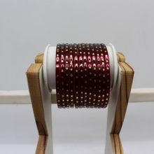 Load image into Gallery viewer, Colourful Plastic Bangle with stone work, Bracelet for Women, Indian bangle