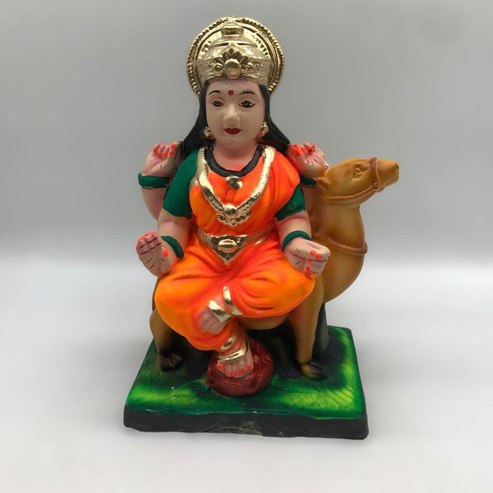 Ambe maa,Ambaji, Durga ma, Bengali Durga ma statue,idol,murti Orange