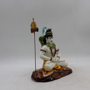 God Shiva,siva,Shankar,Mahadev,Sambhu, Bholenath statue Hindu God idol White