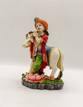 Load image into Gallery viewer, Indian Fiber Lord Krishna Statue for Home &amp; office decor, temple, diwali Pooja