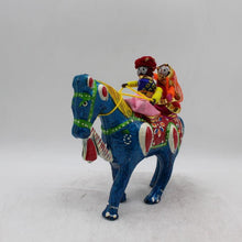 Load image into Gallery viewer, Cultural Rajasthani traditional couple with horse,Indian Rajasthani couple