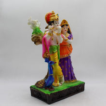 Load image into Gallery viewer, Radha Krishna,Radha Kanha Statue,for Home,office,temple,diwali Pooja multi color