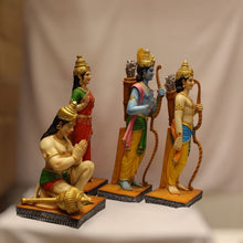 Load image into Gallery viewer, Ram Darbar, Ram Family, Ram,Sita,Laxman,Lakshman,Hanuman idol, statueMulti color