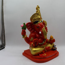 Load image into Gallery viewer, Lord Ganesh,Fancy Ganesha,Ganpati,Bal Ganesh,Ganesha,Ganesha Statue Orange
