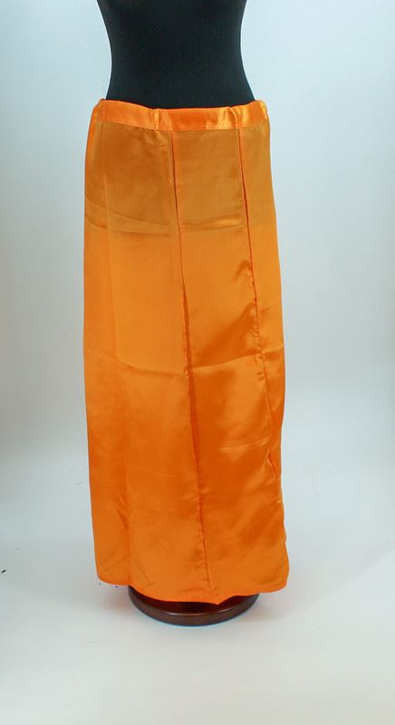 Indian Satin Silk Petticoat Inskirt Lining For Sari