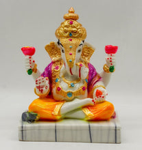 Load image into Gallery viewer, Indian Fiber Lord Ganesha Statue for Home &amp; office decor, temple, diwali Pooja