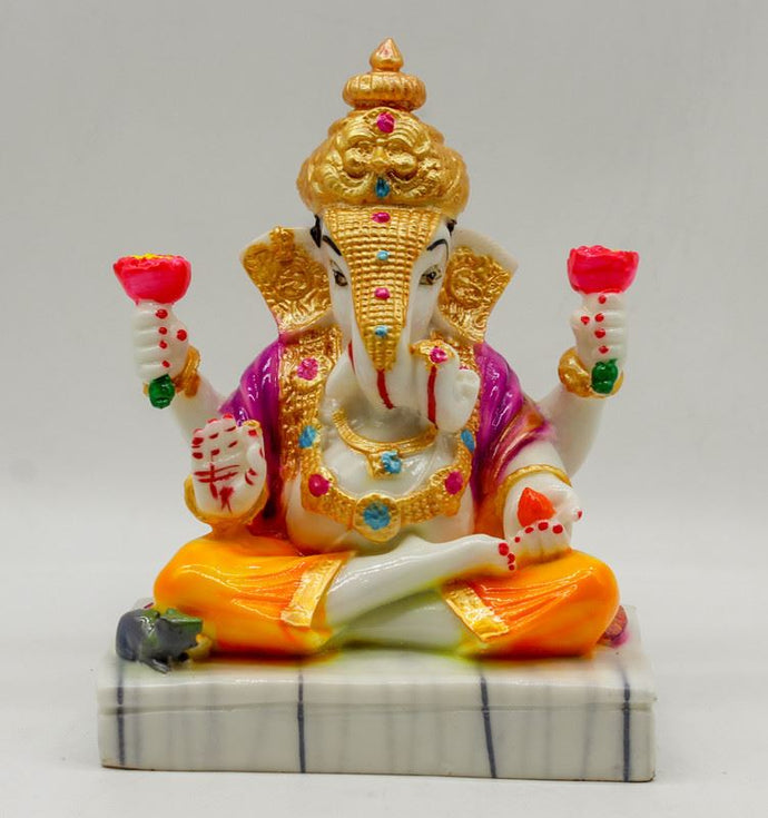 Indian Fiber Lord Ganesha Statue for Home & office decor, temple, diwali Pooja