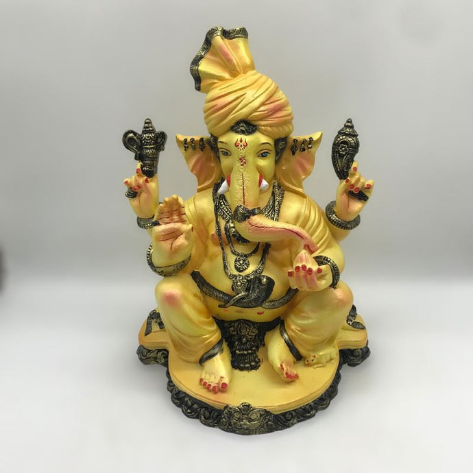 Ganesh Ganesha Ganpati Ganapati Hindu God Hindu God Ganesh fiber idol,FancyYellow