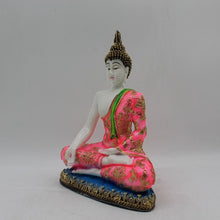 Load image into Gallery viewer, Buddha buddh buddha sitting medium Showpiece Multi color