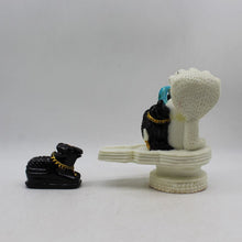 Load image into Gallery viewer, Shivling,Shiva Ling,Shiv Lingum,Shankar shivling with Black Nandi White