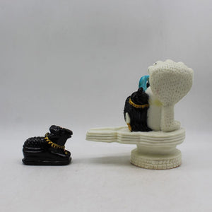 Shivling,Shiva Ling,Shiv Lingum,Shankar shivling with Black Nandi White